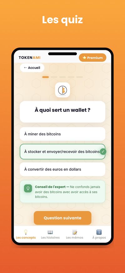 Capture d'écran Tokenami : Les quiz